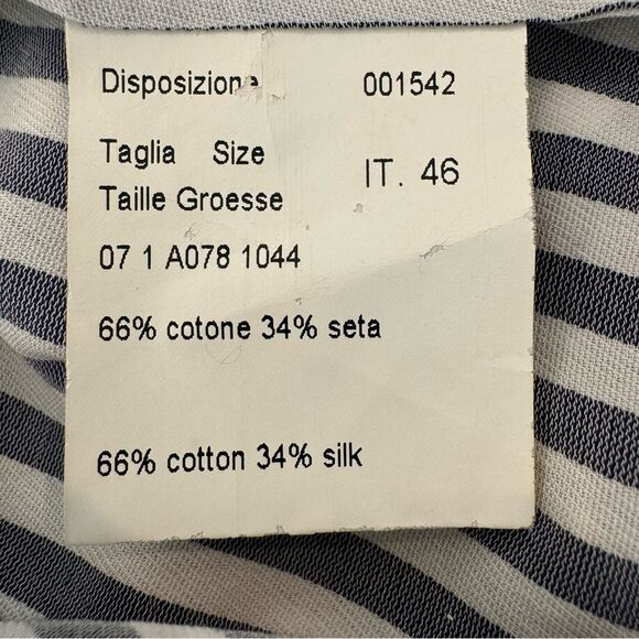 Piazza Sempione Dress Blue White Stripes Nautical Women’s Size 4 / IT 36 - Picture 11 of 11